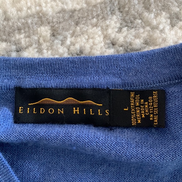 Eildon Hills 100% extra fine Marino wool sweater - Picture 2 of 2